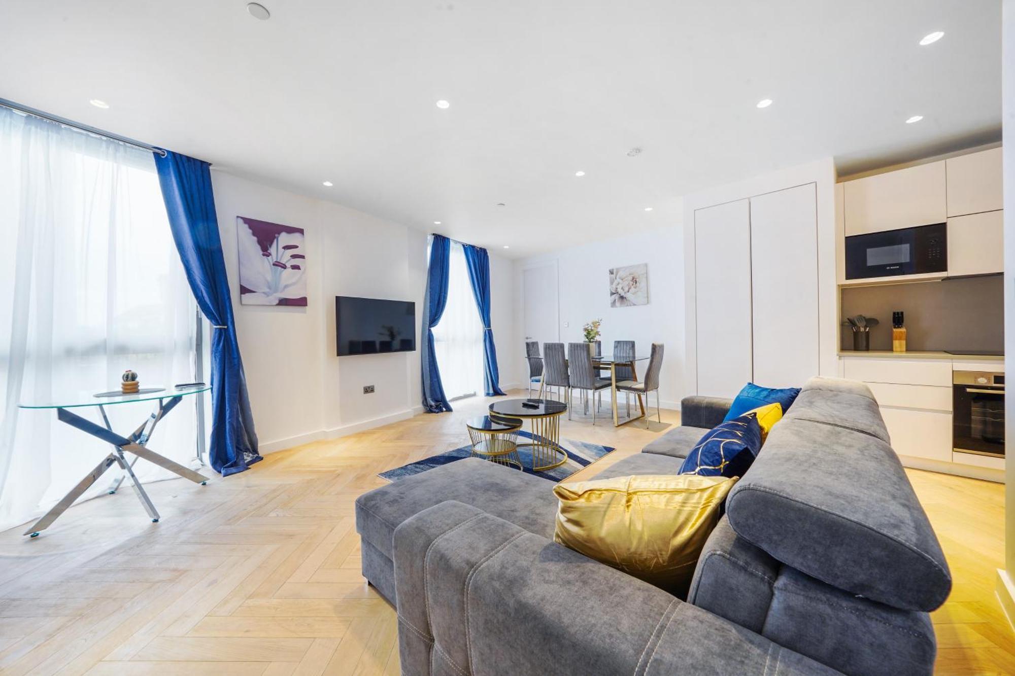 Apartament The Zurich Apartment, 6 Beds, 15mins To London, 10mins Wembley Stadium Londra
