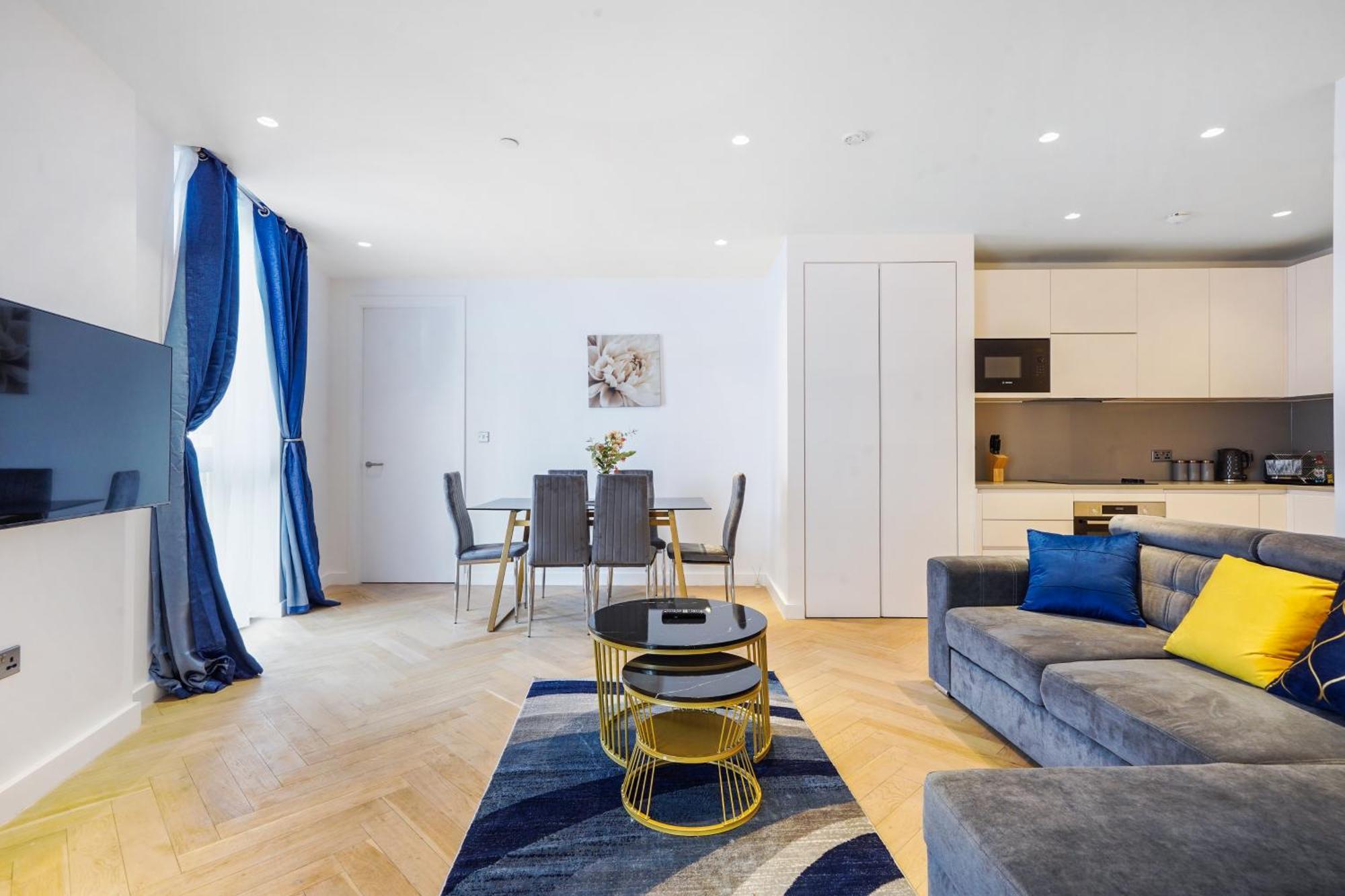 The Zurich Apartment, 6 Beds, 15mins To London, 10mins Wembley Stadium Londra